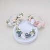 PoshMyra Pink White Flower Hairband for Girls Birthday Party Princess