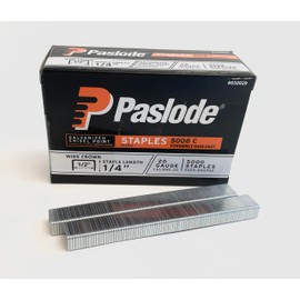 Duo Fast 5008C 20 Gauge Galvanized Staple 1/2-Inch Crown x 1/4-Inch Length, 5000 Pack