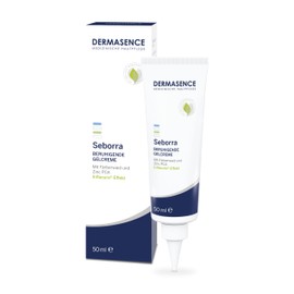 DERMASENCE Seborra Soothing Gel Cream, 50 ml - Light Care for Oily & Blemished Skin, Mattifying, with Niacinamide, Against Pimples & Large Pores, Vegan Face Cream, Also for Oily Men's Skin