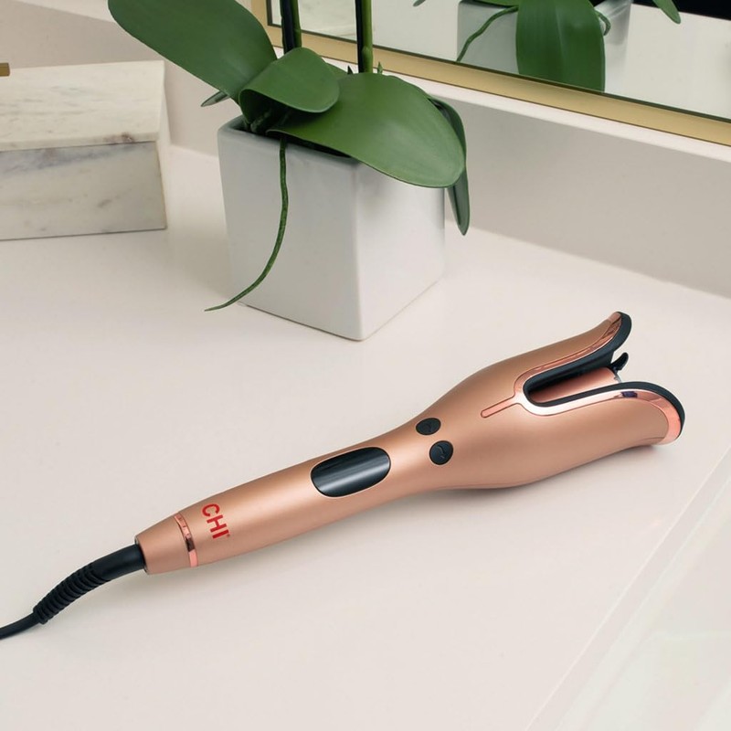 CHI Spin N Curl 1″ Ceramic Rotating Curling Iron, Adjustable