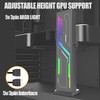 Black Graphics Card Support Bracket ARGB VE180-Black, GPU Stand Brace