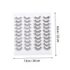 FOMIYES Realistic False Eyelashes Pairs Set Natural Look High Durability