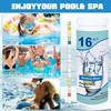50 Stück PH Teststreifen 16-In-1 PH Wert Teststreifen, Poolwasser Teststreifen,