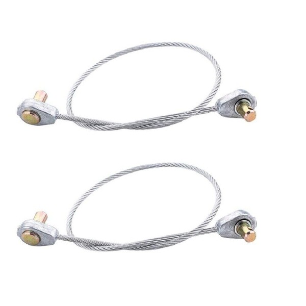 IMUASSY 2 Pack Lawn Mower Deck Lift Cable Compatible with