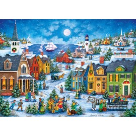 MasterPieces 1000 Piece Christmas Jigsaw Puzzle - Harbor Side Carolers - 19.25"x26.75"
