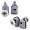 Shower Door Rollers, Lance Home Set of 8 Single Shower