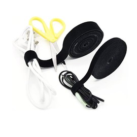 3 m Velcro Fastening Tape Cable Ties for Cable Management, 2 cm Wide, Yellow