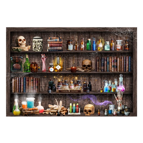 Funnytree 82" x 59" Mad Scientist Laboratory Backdrop for Kids