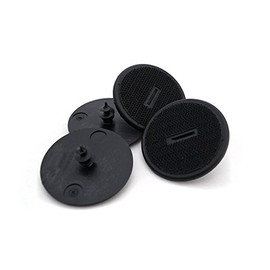 kh Teile Set of 4 Velcro Plate Floor Mats Attachment Holder Floor Holder Car Carpet Rubber Mats (Screwable, Also for Retrofitting)