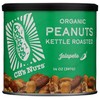 CBS Nuts Organic Kettle Roasted Jalapeno Peanuts, 14 OZ