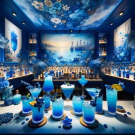 Jarabe Curacao Azul Vibe 5 Litros Curazao Endulzante Premium