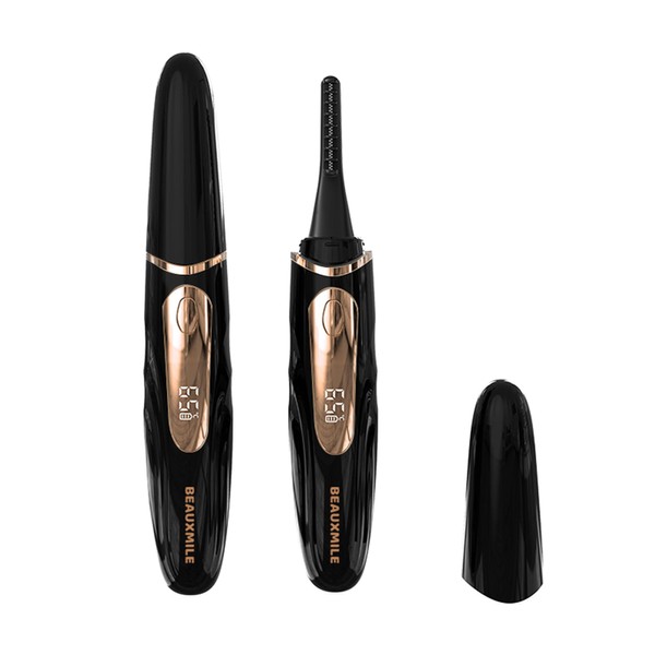 BEAUXMILE Heated Eyelash Curlers, Rechargeable Hot Lash Curler, Rapid Heat-up,
