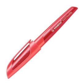 Ergonomic School Fountain Pen - STABILO EASYbuddy - M Nib - Coral/Red
