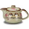 Teapot, Stylish Tableware, Kutani Pot, Sparrow, Ceramic, Brand, Japanese Tableware,