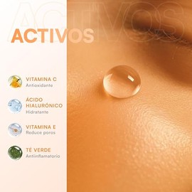 MIST JEWEL - HYDRA - Suero vitamina C + Acido hialuronico + VIt E facial + Rosa mosqueta hidratante y protector piel | Serum con Efecto reparador y pr