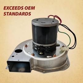 Pellethead Replacement Country, Iron Strike, Lennox Winslow PS40 Combustion Exhaust Blower Fan Kit, H6018