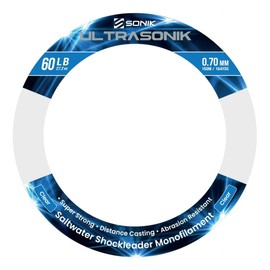 Sonik UltraSonik Clear Mono Shockleader 150m: 60lb