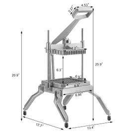 New Star Foodservice 1029055 Extra Heavy Duty Aluminum Frame Vegetable Slicer Lettuce Cutter