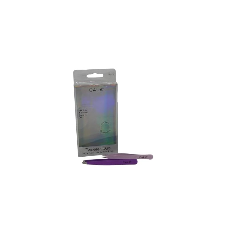 Cala Soft touch orchid tweezer duo