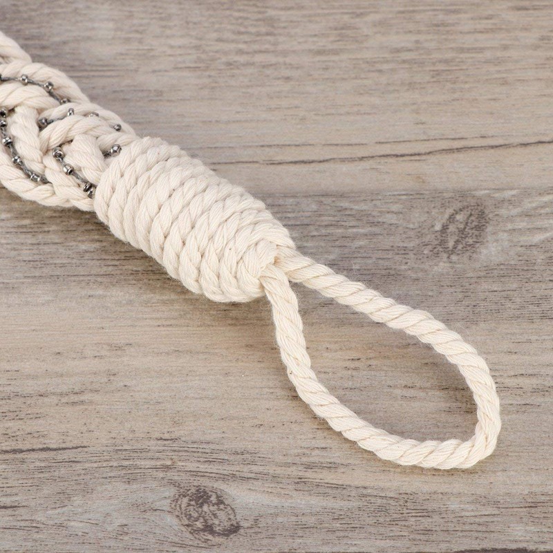 Xrten Pack of 2 Curtain Tiebacks, Tiebacks Rope, Braided Curtain