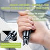 Window Breaker Seatbelt Cutter, Emergency 2‑in‑1 Car Escape Keychain Tool,