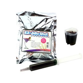 Purple Hooter Jello Shot Mix 6.78 oz - Premium Gluten-Free Jello Mix for Tasty Jello Shots - Easy to Make EZ Gelatin Powder Mix for Jello Shots - Adult New Year and Holiday Party Supplies