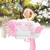 Children Bubble Machine Gun 80 Hole Bubble Machine Launcher Bubble