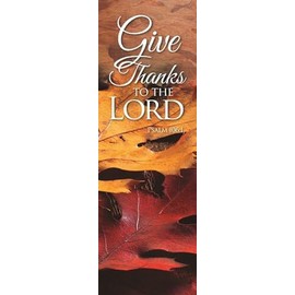 Trinity Church Supply Christian Religious Banner Enhance Worship Experience, Ideal for Church Sanctuaries, Events, and Spiritual Gatherings, Give Thanks to the Lord, 2ft x 6ft