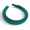 5 x 15mm Thick Plain Satin Headbands Pack School Girls