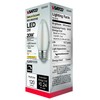 Satco S23403 2 watt C11 LED; Satin Spun; Clear; Medium