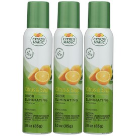 Citrus Magic Odor Eliminating Air Freshener Spray, Citrus and Sage, 3-Ounce, Pack of 3