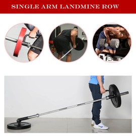 SYL Fitness Single Arm Landmine Handle for 2 inch Olympic Barbell,T Bar Row Landmine Attachment