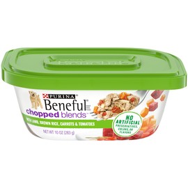 Purina Beneful Wet Dog Food, Chopped Blends With Lamb - (8) 10 oz. Tubs, BENEFUL CHOPPED BLENDS Lmb Crt