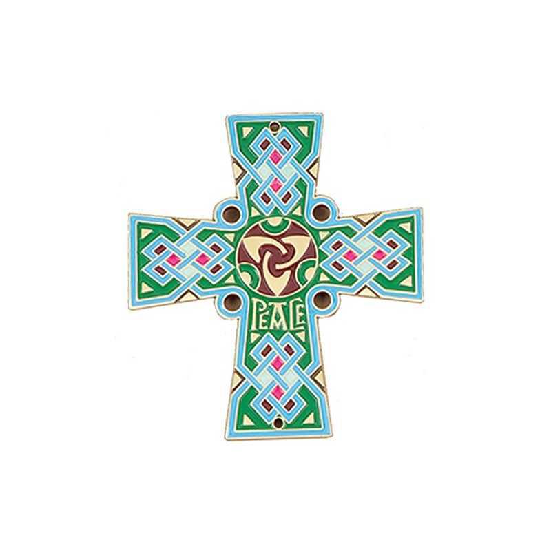 Terra Sancta Guild Celtic Cross Peace House Blessing Wall Cross