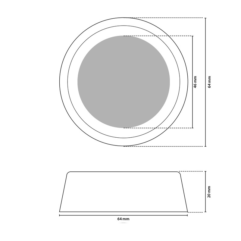 sossai® Pulsar washing machine vibration damper, vibration damper, pack of