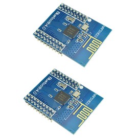 Hailege 2pcs NRF51822 CORE51822 2.4GHz BT4.0 Wireless Bluetooth Module Bluetooth 4.0 Communication Card RF Transceiver Controller Antenna SPI I2C UART