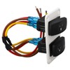 Marine Toilet Switch Panel, DC12 24V Marine Toilet Control Panel