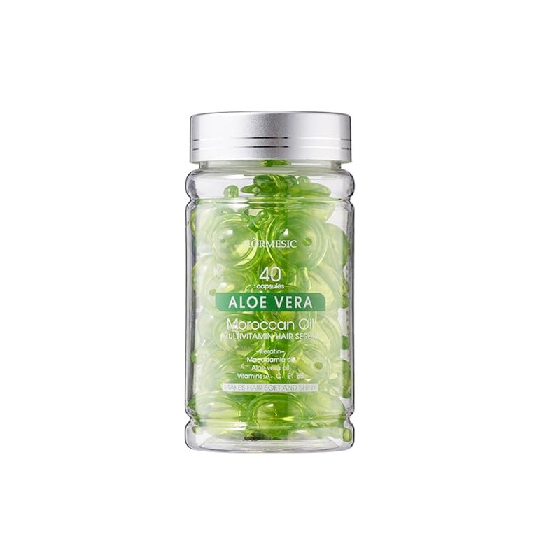 Hair Treatment with Aloe and Vitamins, Frizz Control, Heat Protection,