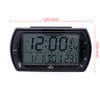 Kunststoffwecker MPM - Wecker, Wiederholungsalarm, Funkgesteuert, Licht, Thermometer, Datum/Tag, Wecker