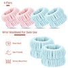 Darfukei Wrist Towels - 4pcs Absorbent Arm Bands for Face