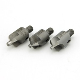 3 Piece 120 Degree Countersink Bit Set with Drill Guide, Size: #21, #30, #40, Countersink Pilot Cutters with, Self Centering Countersinks Made from High Speed Steel