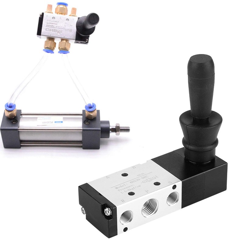 G1/8 Air Control Valve 3 Position 5 Way Flow Control