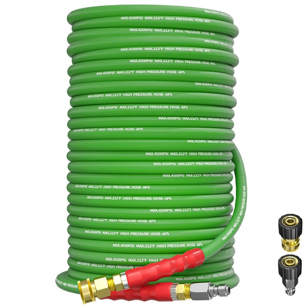 TechSweepPro Pressure Washer Hose 150FT 3/8" for Cold and Hot