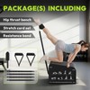 HANDBODE Hip Thrust Bench, Multi-Functional Slip-Free Hip Thrust Machine for