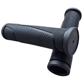 Bike Grips Handlebar Grips Mountain Bicycle Grips Universal Soft Comfortable Ergonomic Anti Slip Rubber 2PCS Black 22mm Handle Grip Cover for Kids Bikes MTB BMX Scooter Bicycles Ebike (120mm)