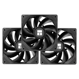 TR-TL-C12C-X28 X3 CPU Cooler Fan,28mm Thick Fan,12cm Silent Cooling Fan,Desktop CPU Fan,Low Noise,Suitable for Chassis,CPU Coolers and Water Cooling Radiators,3-Pack