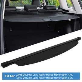 ECCPP Cargo Cover 2006-2013 for Land Rover Range Rover Sport Flexible Retractable Rear Trunk Cover Shade Luggage Tonneau Security Cover