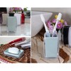 TUANYO 5 Pcs Blue Acrylic Bathroom Accessories Set Complete,Lotion/Soap Dispenser,Soap