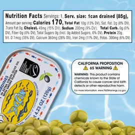 BELA BELA Wild Caught Portuguese Sardines - Lightly Smoked & Marinated in Extra Virgin Olive Oil | 4.25 Oz (Pack of 12) | All Natural, High Protein, Hand Selected, Sea Salted, & Omega 3 Rich