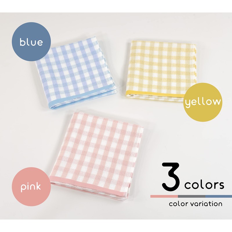 kosugizen Mini Bath Towel, Pastel Cloth, 19.7 x 39.4 inches